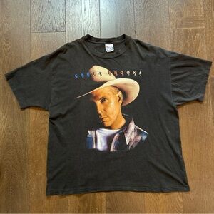 Vintage Garth Brooks Fresh Horses Tour Concert Shirt Cowboy Western Men's XXL